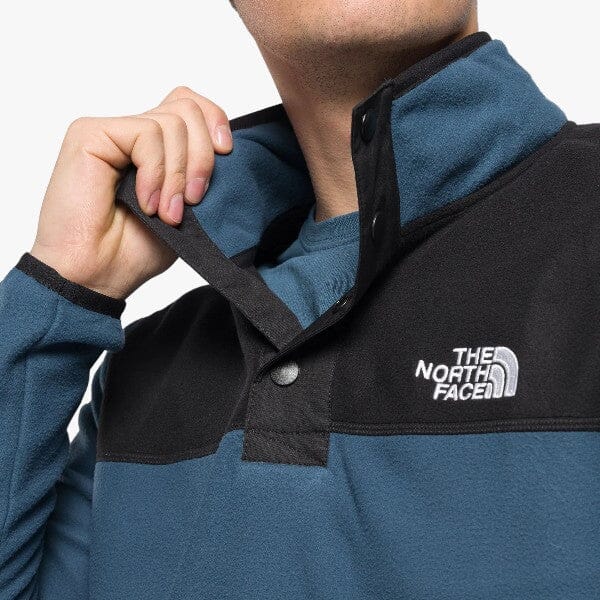The North Face Home safe Snap Neck Fleece Pullover Blue Black | The North Face