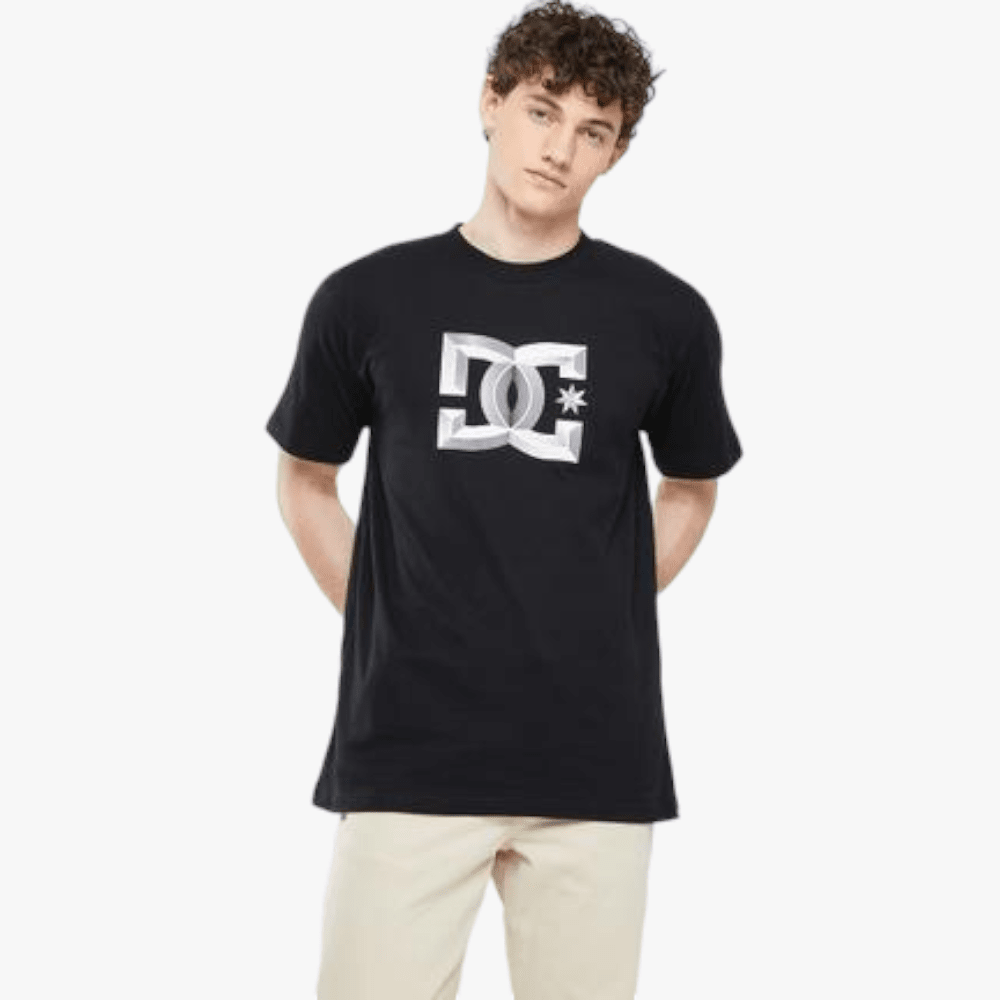 Dc Mens Bevelled Tss Short Sleeve Tee Black | DC