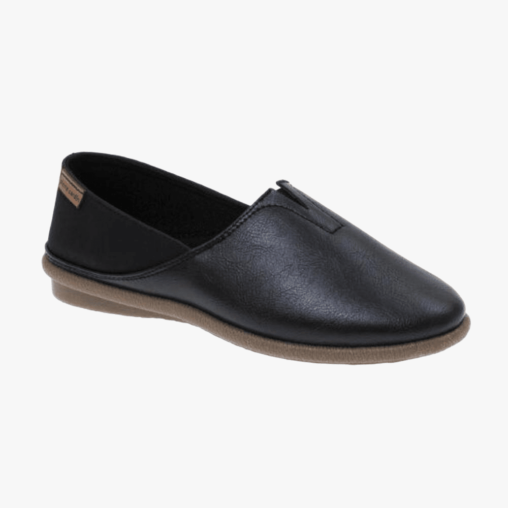 Pierre Cardin Womens 01424 Slip On Shoe Black Mono | Pierre Cardin