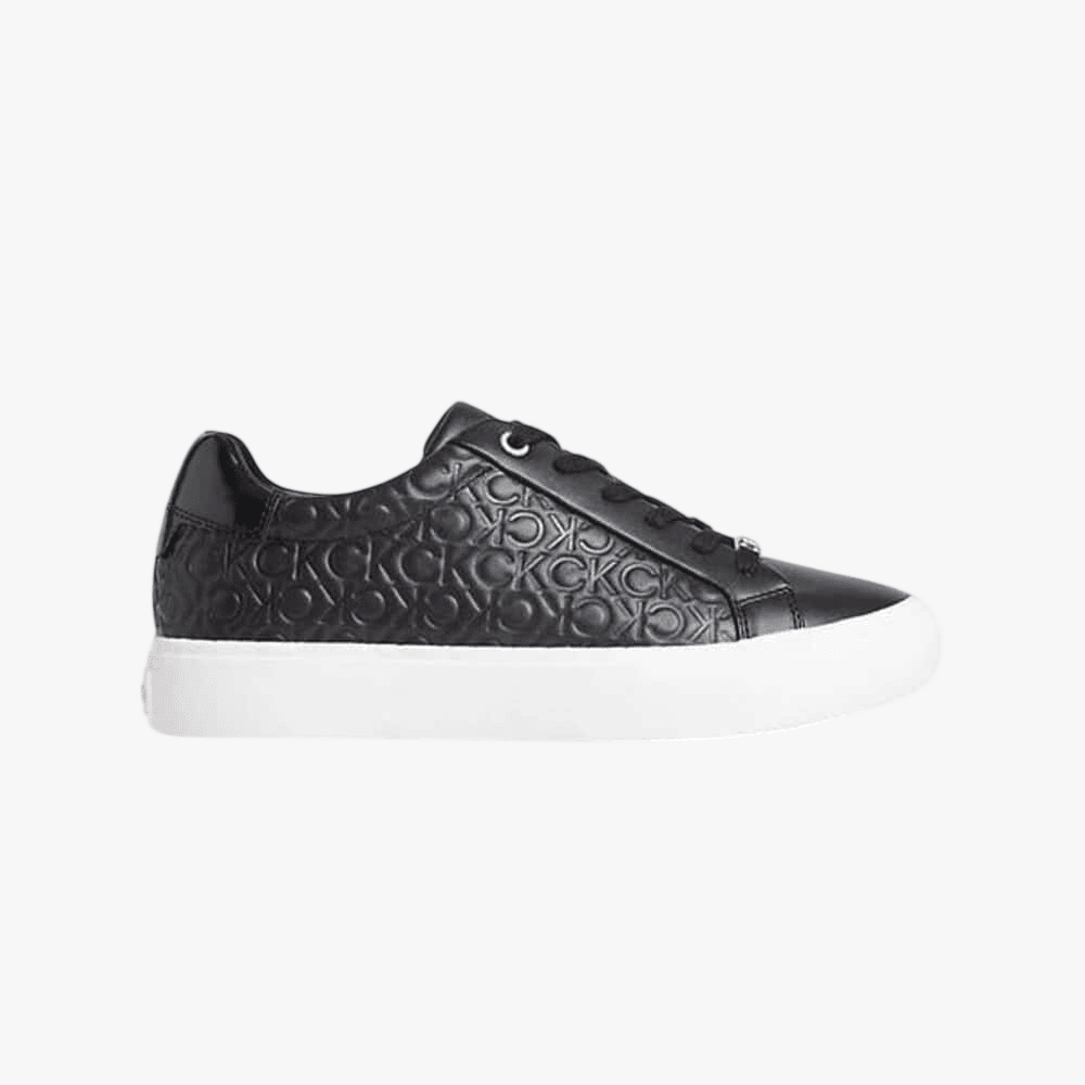 Calvin Klein Vulcanized Lace Up Mono Mix Sneaker Black | Calvin Klein