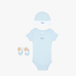 Levis Infant Boys Understated Batwing 3Pc Set Niagra Mist | Levis