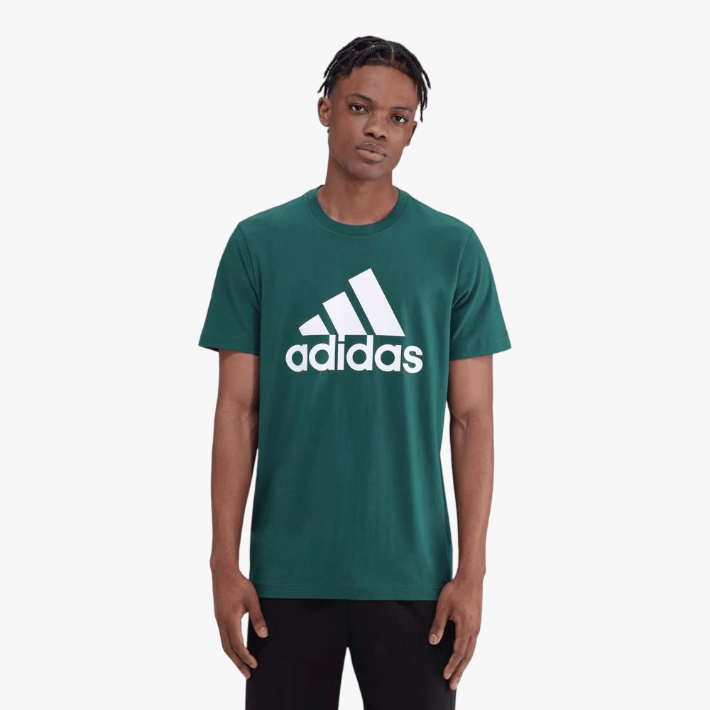 Adidas Mens Bl Sj Short Sleeve Tee Green | Adidas