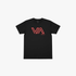 Rvca Mens Stencil Short Sleeve Tee Off Black | Rvca