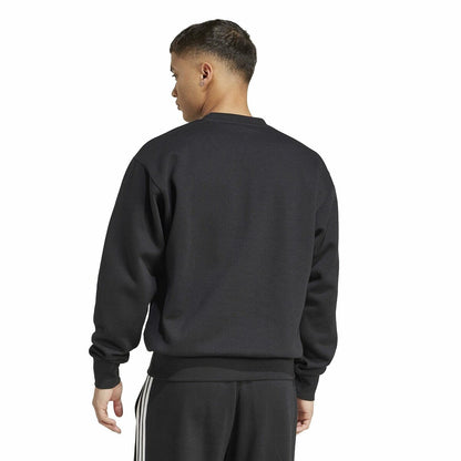 Adidas Mens Lin Fl Crew Sweater Black | Adidas