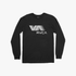 Rvca Mens Va Rvca Blur Long Sleeve Tee Black | Rvca