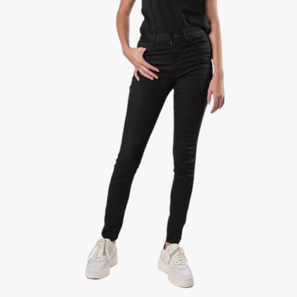 Guess Ladies High Rise Skinny Jeans Black | Guess