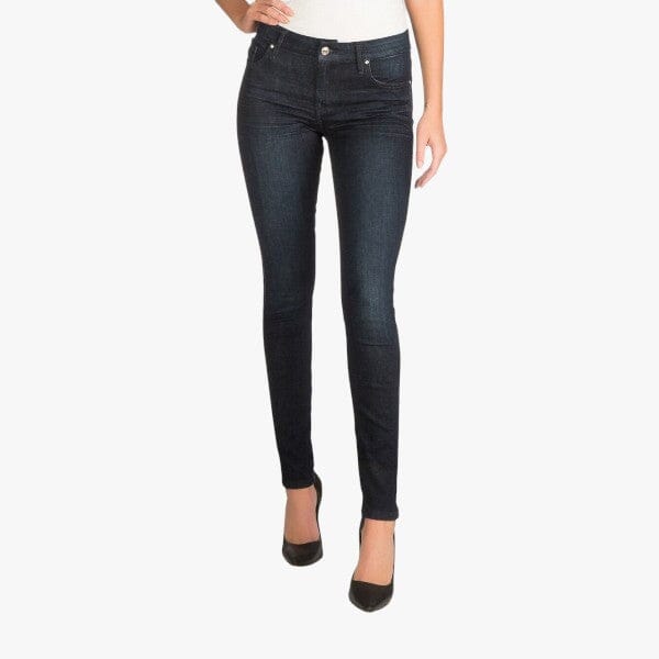 Guess Womens Power Curvy Mid Rise Jeans Dark Wash | Guess