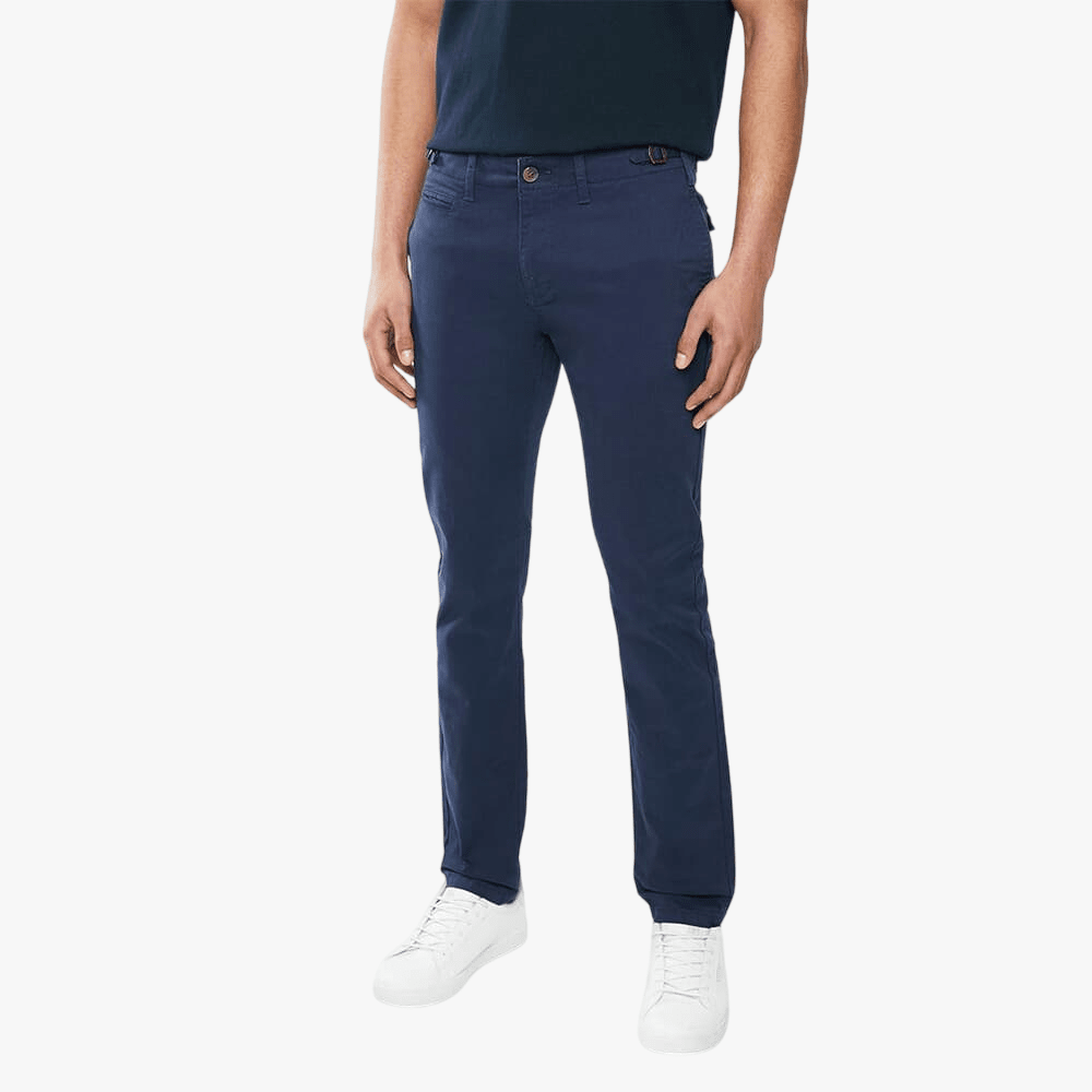 Polo Mens Cotton Stretch Narrow Leg Chino Pant Navy | Polo