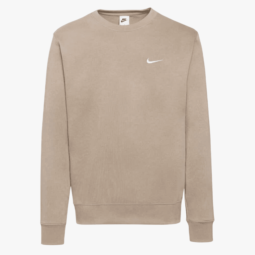 Nike Mens Club Crew Sweater Beige | Nike