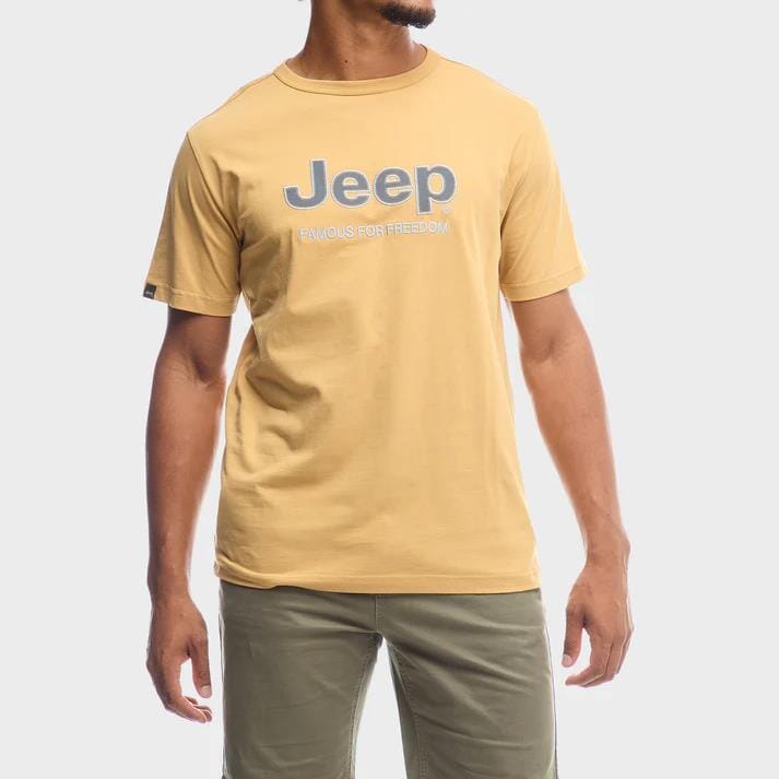 Jeep Mens Core Applique Tee Khaki | Jeep