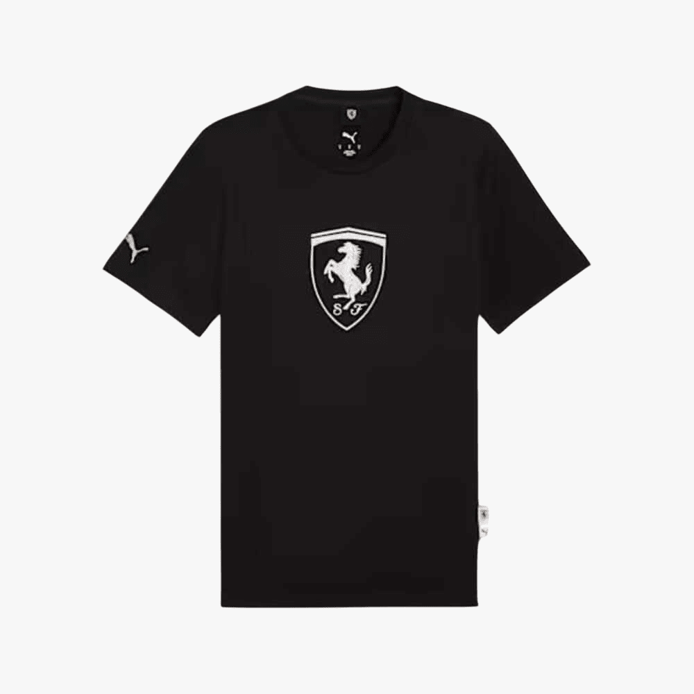 Puma Kids Ferrari Tonal Big Shield Tee Black | Puma