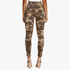 Freddy Wr.Up® Push Up 7/8 Trousers With High Waist Dark Camo | Freddy
