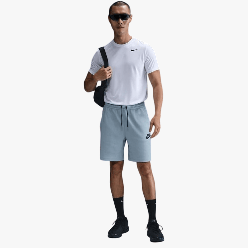 Nike Mens Fleece Shorts Blue | Nike