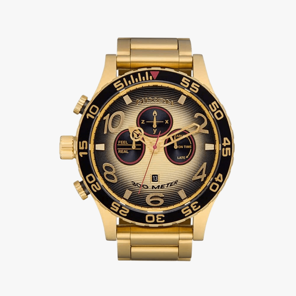 Nixon 51-30 Chrono 4Th Dim Gold | Nixon