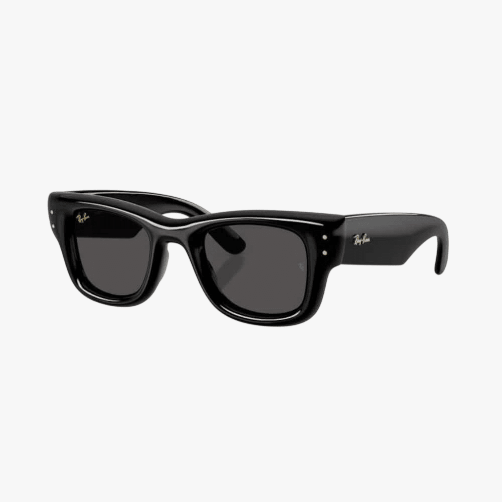 Rayban Wayfarer Puffer Black Sunglass Ultra Black Lens | Rayban