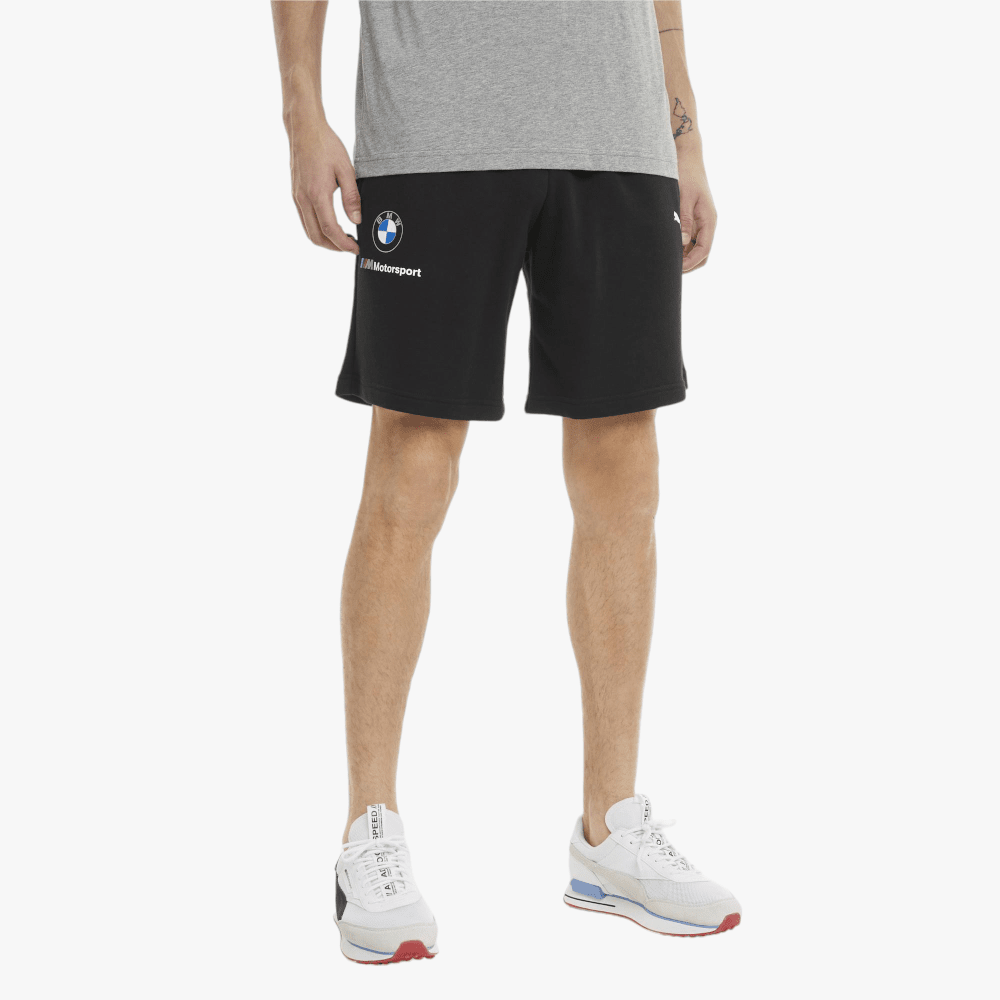 Puma Mens Bmw Ess Sweat Shorts Black | Puma