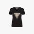 Guess Womens Triangle Tiger Tee Black | Guess