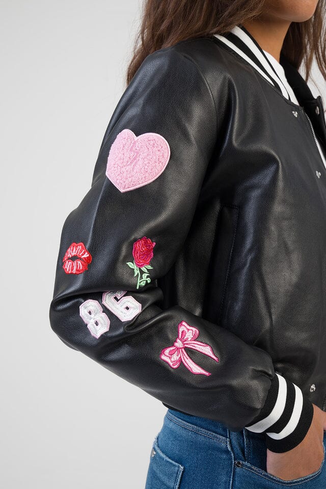 Sissy Boy Womens Its Electrifying Faux Leather Jacket Black | Sissy Boy