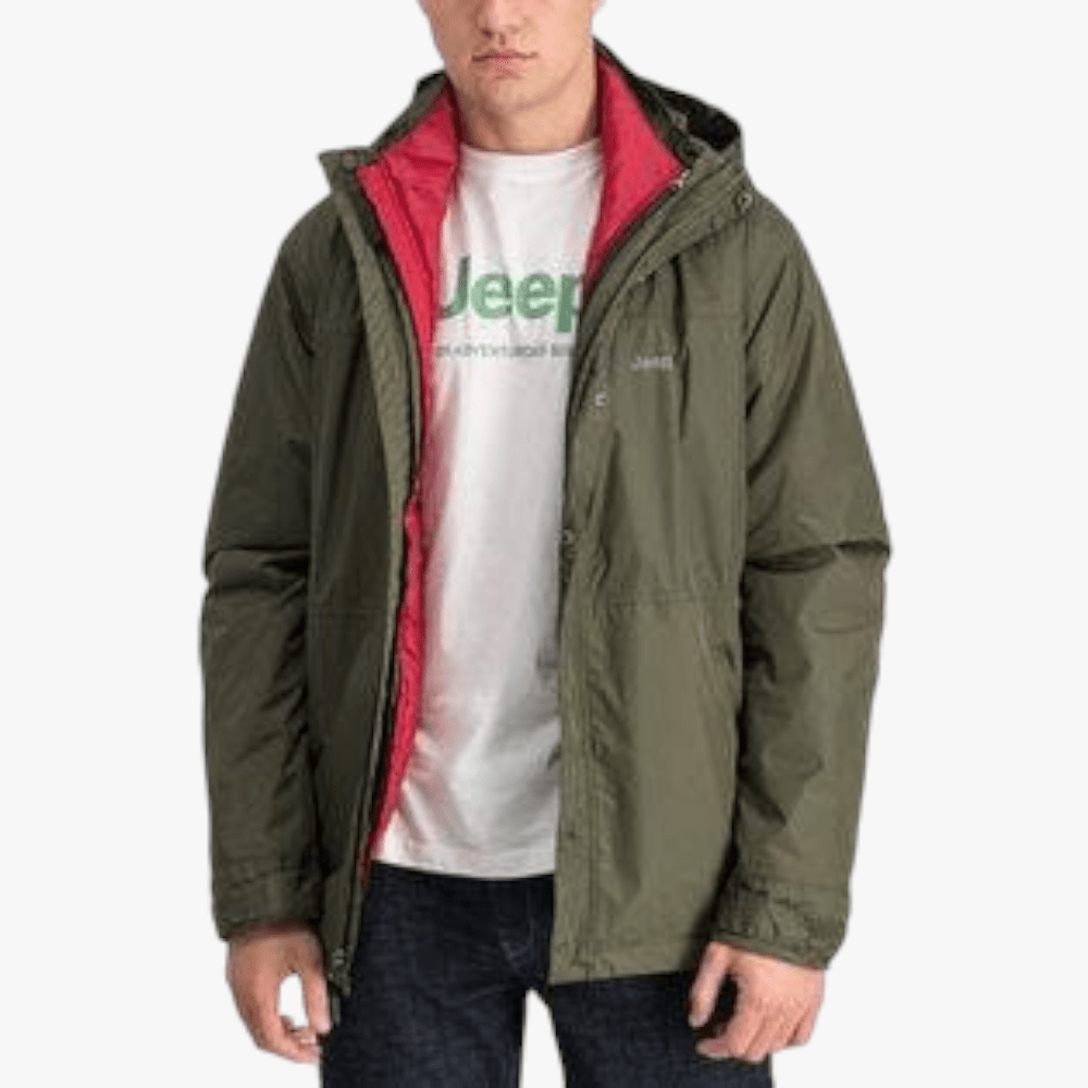 Jeep Mens 4 In 1 Jacket Fatigue | Jeep