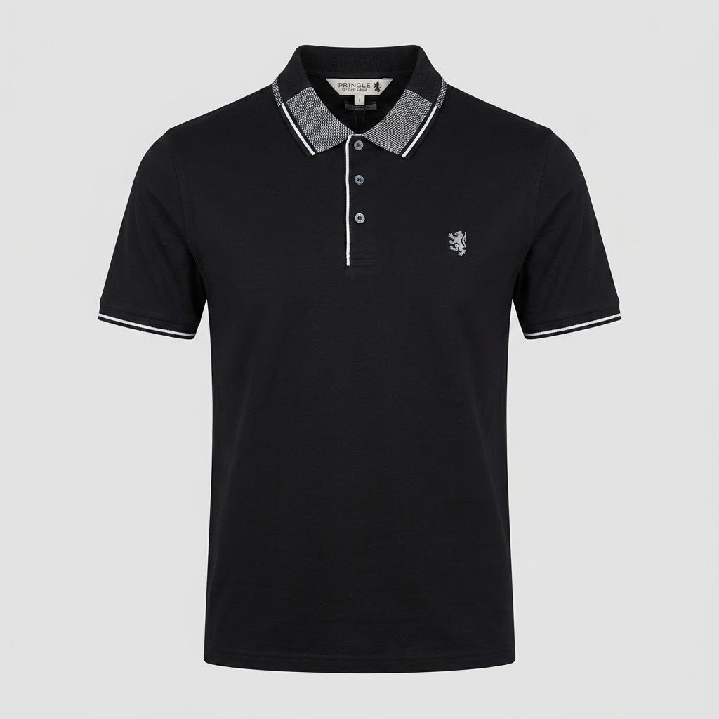 Pringle Mens Raymond Golfer Black