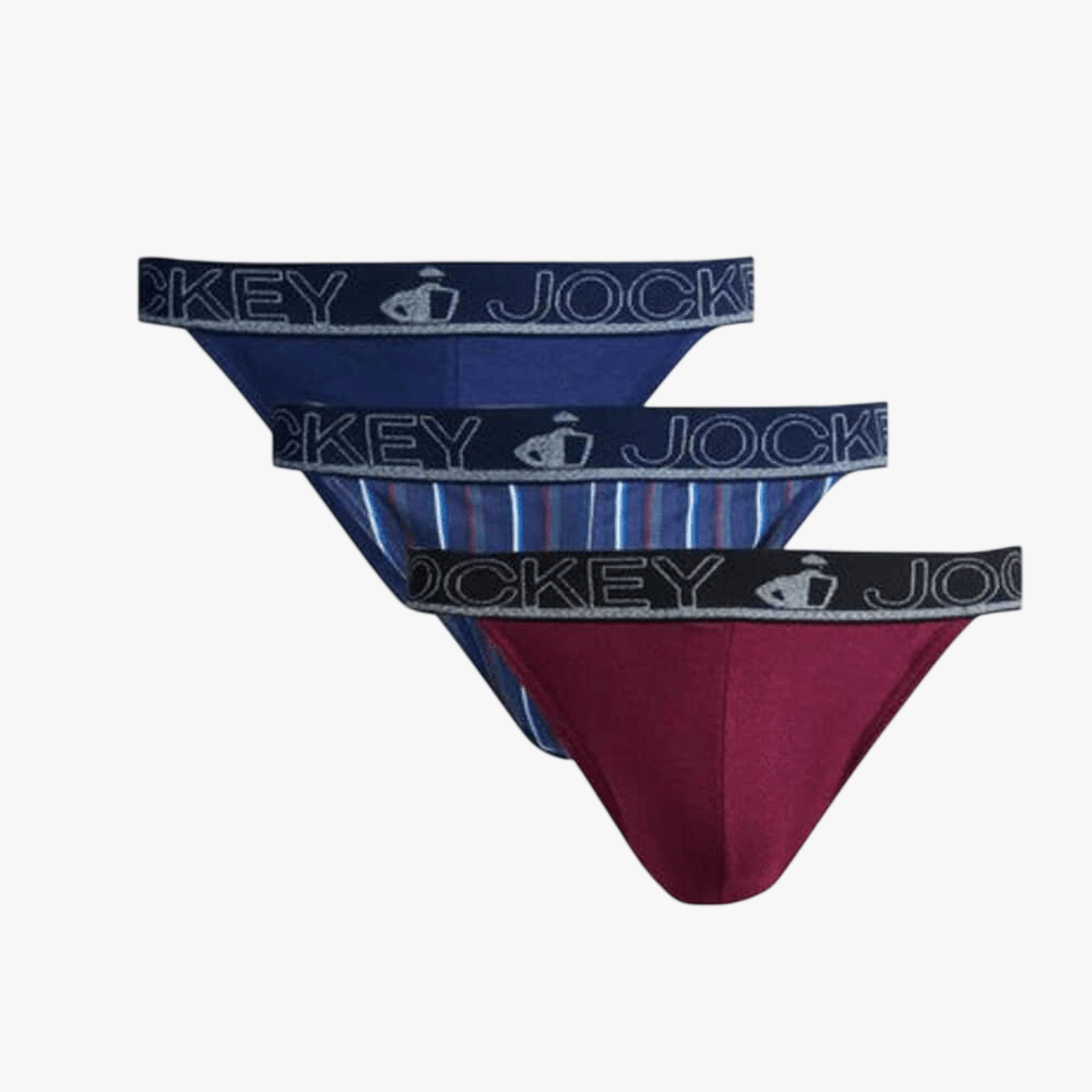 Jockey Mens Tanga Stripe 3 Pack | Jockey