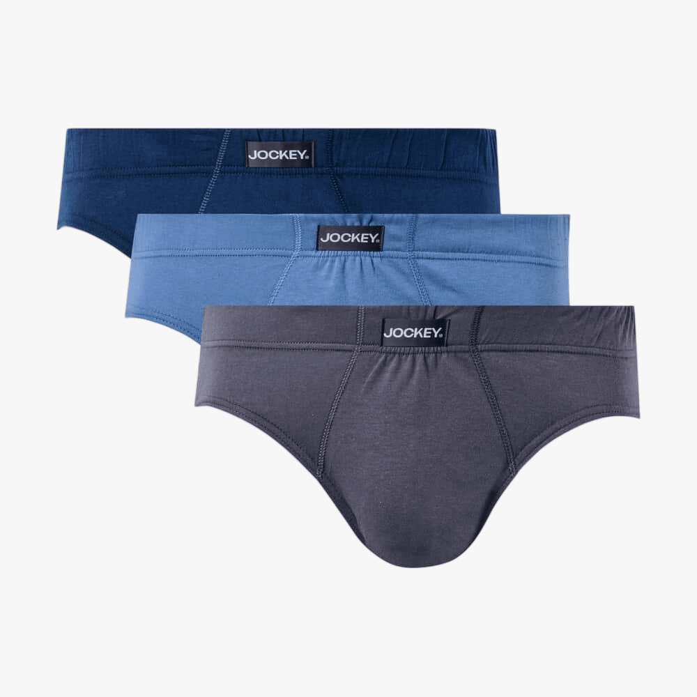 Jockey Mens Fashion Brief Plain 3Pk | Jockey