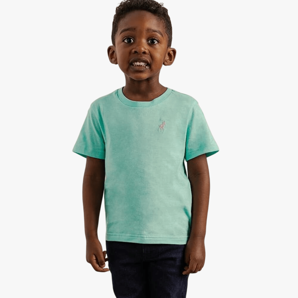 Polo Boys Rick Short Sleeve Tee Turquoise >439-22 | Polo