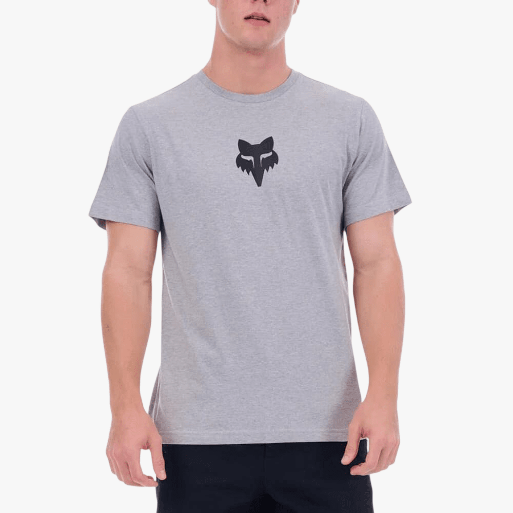 Fox Mens Head Short Sleeve Tee Light Grey Heather | Fox