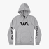 Rvca Mens Big Rvca 3X Hoodie Grey Noise Mock | Rvca