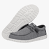 Hey Dude Mens Wally Sport Mesh Grey | Hey Dude