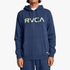 Rvca Mens Big Rvca Hoodie Pullover Navy Heather | Rvca