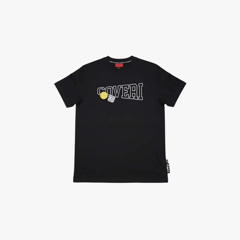 Enrico Coveri Mens Bling Tee Black | Enrico