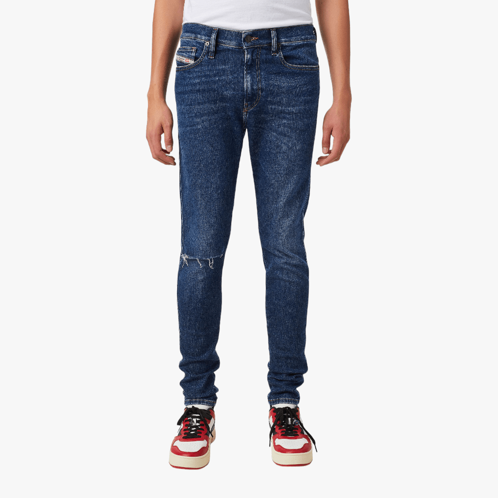 Diesel Mens D Istort Skinny Jean Indigo | Diesel