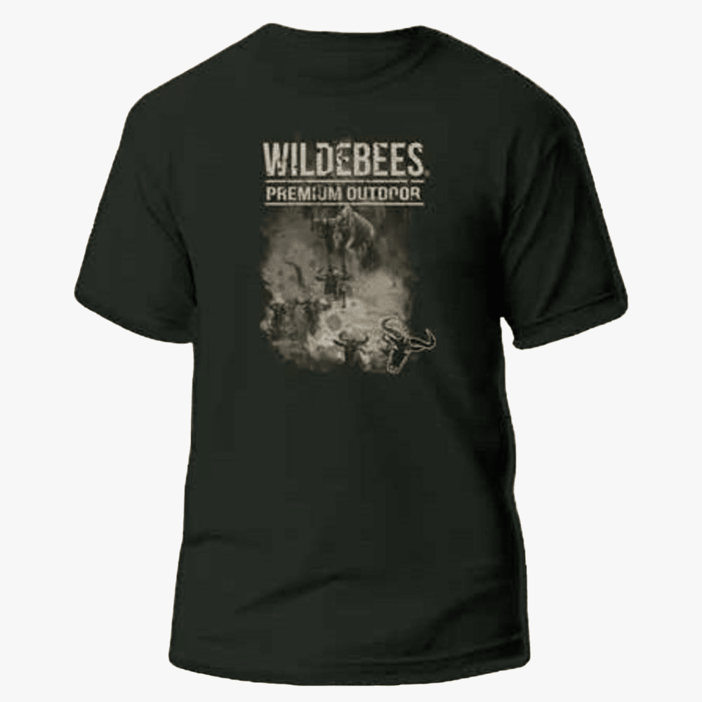 Wildebees Mens Impala Skull Tp Short Sleeve Tee Charging | Wildebees