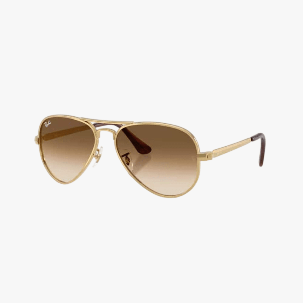 Rayban Uinsex Aviator Max Arista Goldsunglass Clear Gradient Brown Lens | Rayban
