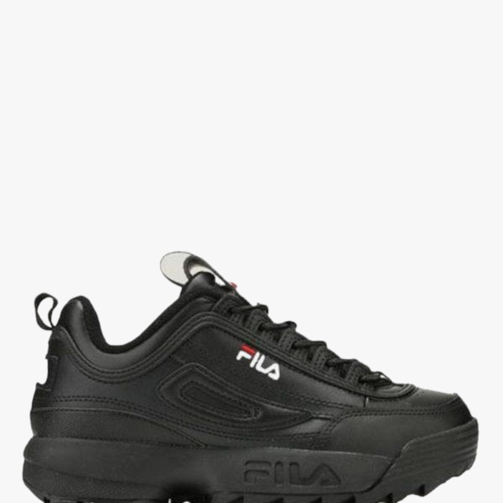 Fila Kids Unisex Disruptor Ii Sneaker Black/White/Fila Red | Fila