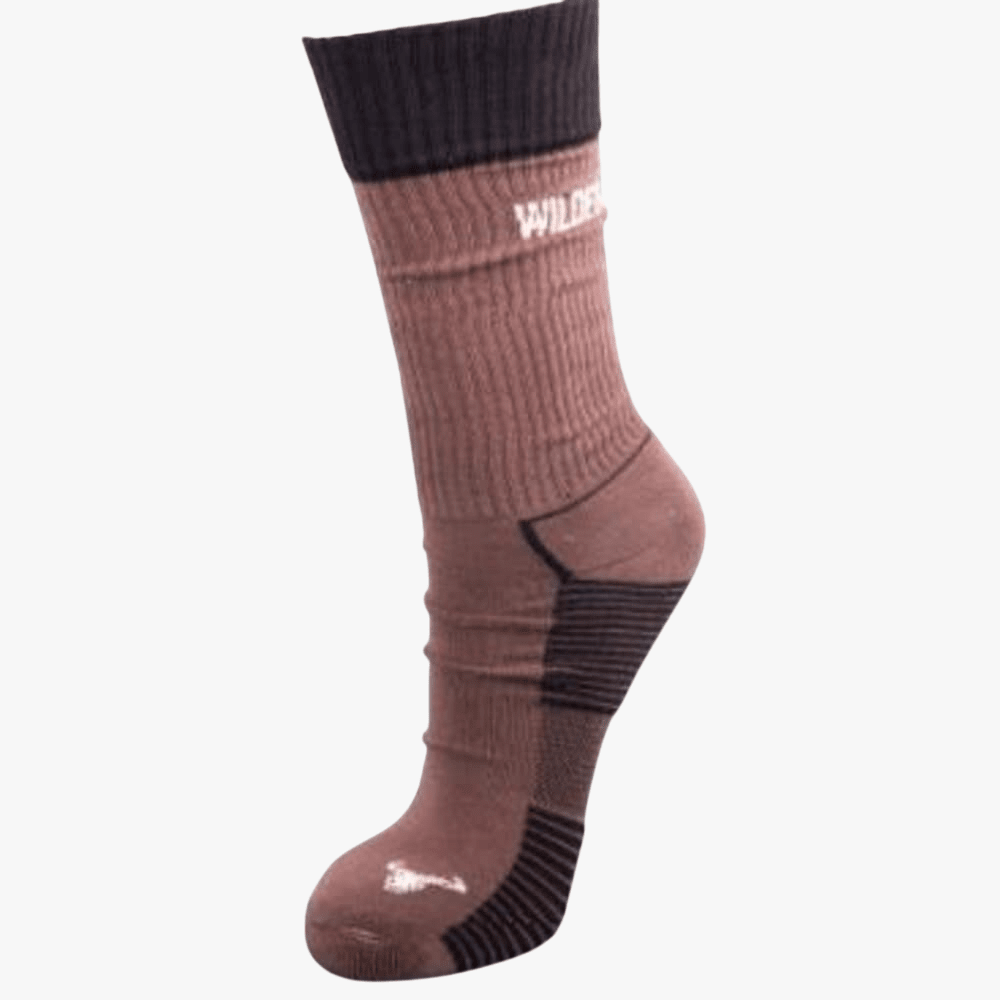 Wildebees Mens Deep Top Bush Sock Mocha Java | Wildebees