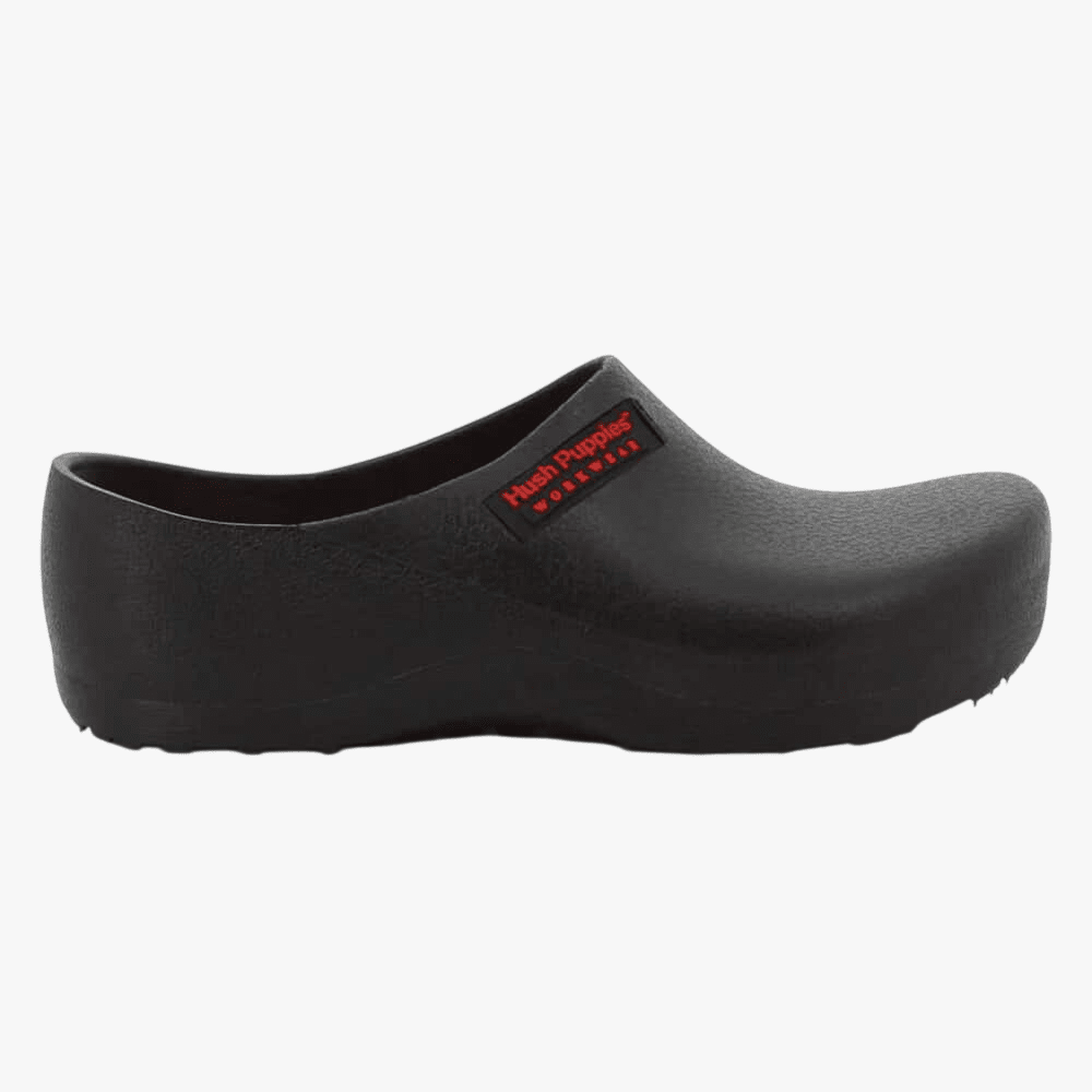 Hush Puppies Unisex Workwear Clog Black | Hush Puppies