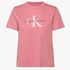 Calvin Klein Womens Mono Logo Short Sleeve Tee Dusty Pink | Calvin Klein