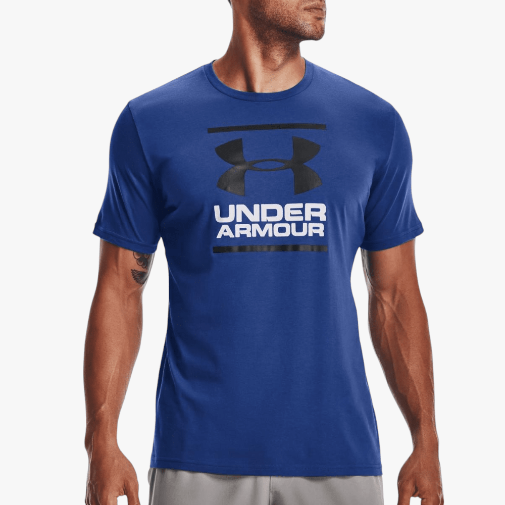 Under Armour Mens Gl Foundation Short Sleeve Tee 432 Blue | Under Armour