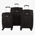 I Travel Corfu 3 Pc Trolley Set Black | Travelite