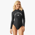 Fox Womens Racer 1 Piece Swim Costume Black | Fox