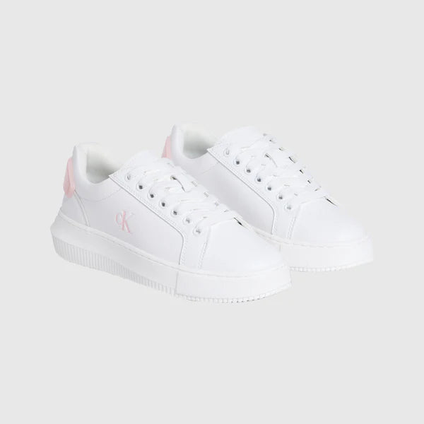 Calvin Klein Womens Chunky Cupsole Sneaker White
