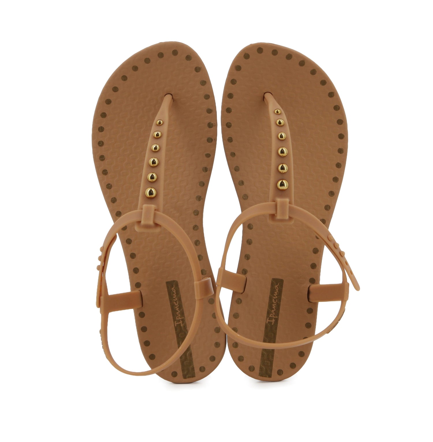 Ipanema Womens Class Dots Sandal Beige Gold | Ipanema