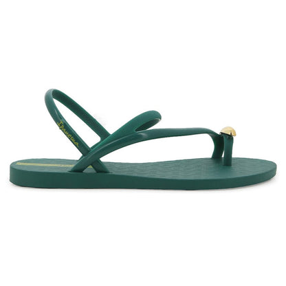 Ipanema Womens Glam Ring Sandal Green Gold | Ipanema