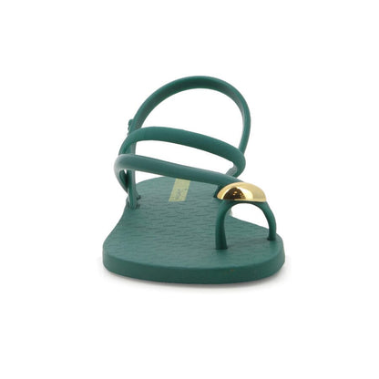 Ipanema Womens Glam Ring Sandal Green Gold | Ipanema