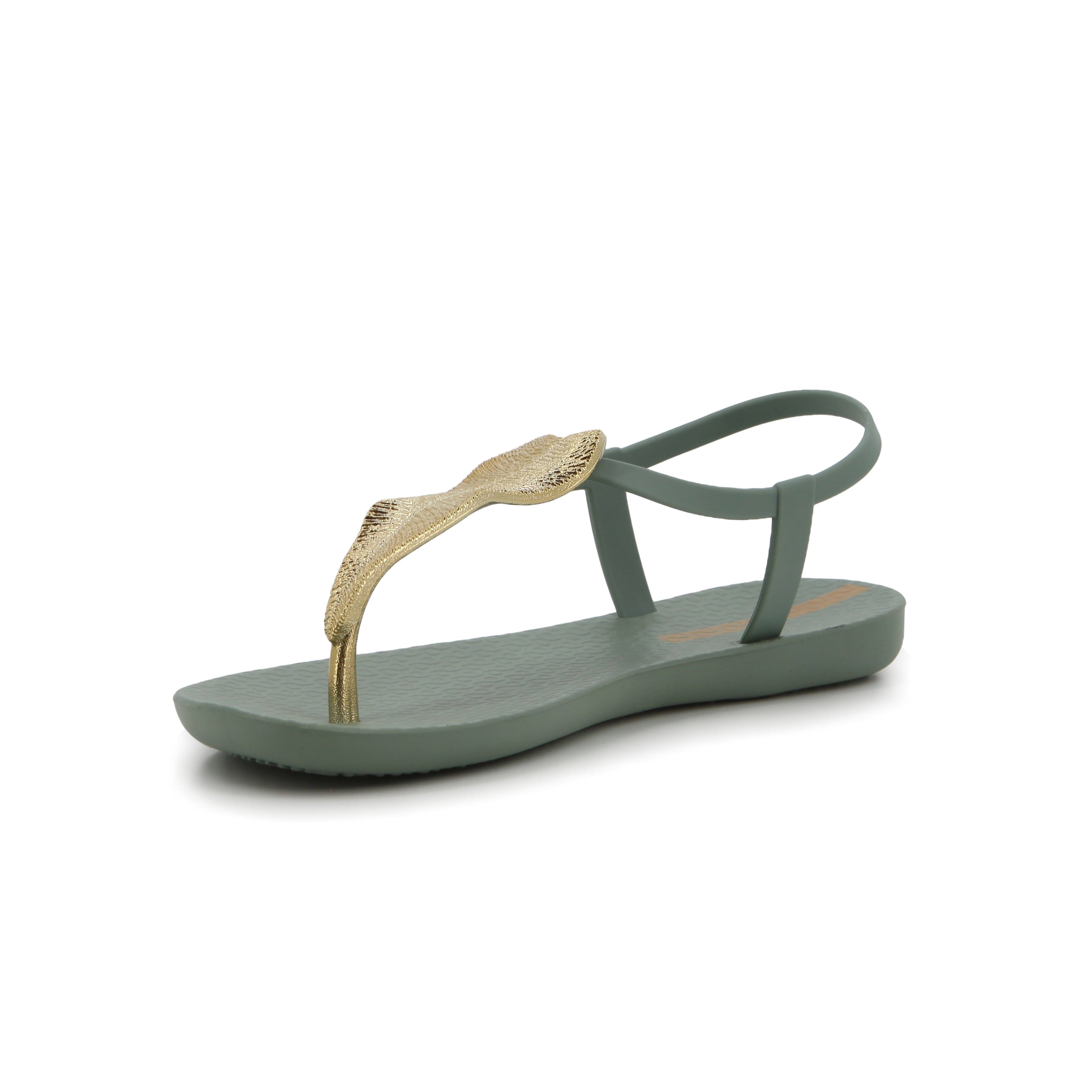Ipanema Womens Class Flora Ii Sandal Green Gold | Ipanema