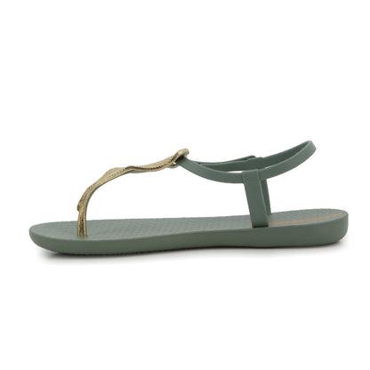 Ipanema Womens Class Flora Ii Sandal Green Gold | Ipanema