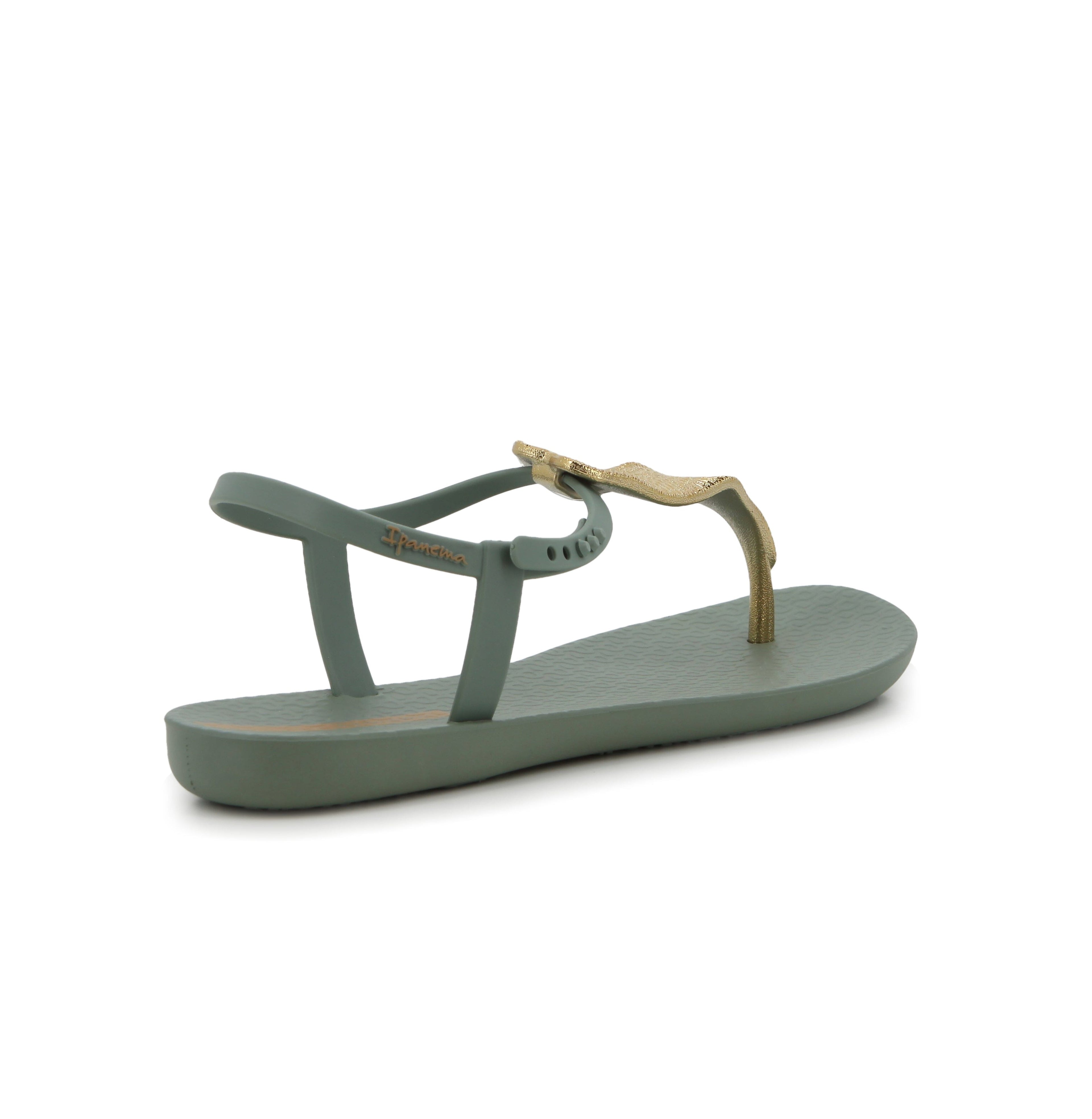 Ipanema Womens Class Flora Ii Sandal Green Gold | Ipanema