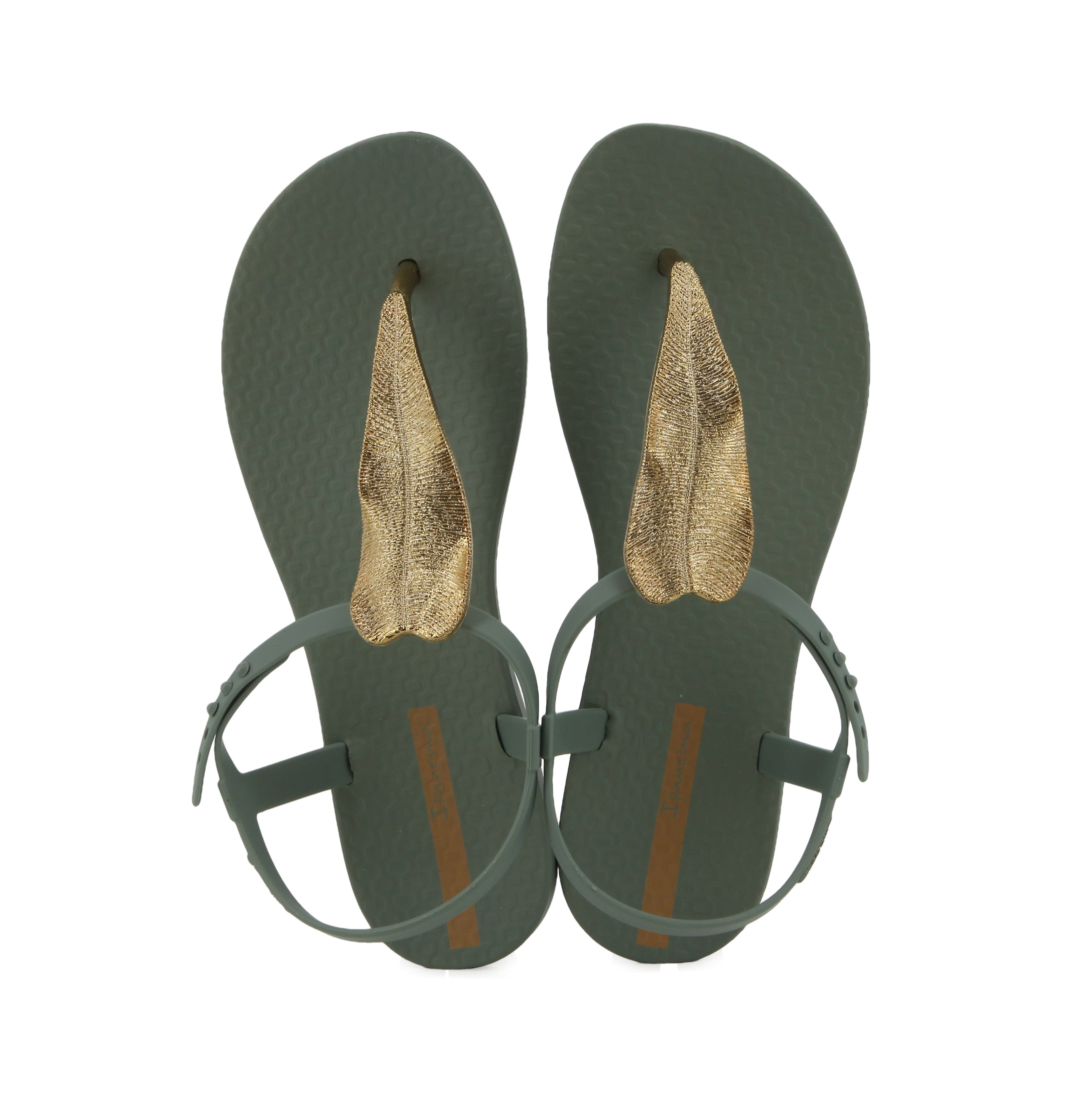 Ipanema Womens Class Flora Ii Sandal Green Gold | Ipanema
